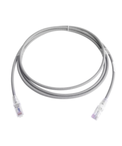 MC6-07-04B-SIEMON-Patch Cord MC6 Modular Cat6 UTP, CM/LS0H, 2.13 Metros (7 Pies), Color Gris, Versión Bulk (Sin Empaque Individual)