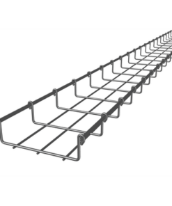 MG-50-422EZ - MG-50-422EZ-CHAROFIL-Charola Tipo Malla 33/150 mm, Acabado Electro Zinc, Hasta 79 Cables Cat6, Tramo de 3 Metros - Relematic.mx - MG50422EZ-p