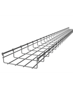 MG-50-433EZ - MG-50-433EZ-CHAROFIL-Charola Tipo Malla 66/200 mm, Acabado Electro Zinc, Hasta 210 Cables Cat6, Tramo de 3 Metros - Relematic.mx - MG50433EZ-p