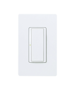 MRF2S8SDVWH-LUTRON ELECTRONICS-Switch interruptor on/off, 8A iluminacion, 1/10HP fan @120V,  120-277 V, no requiere cable neutro.