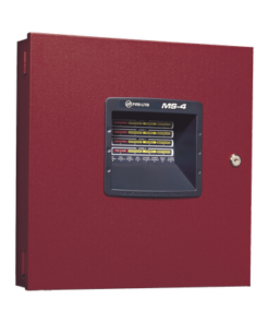 MS-4-FIRE-LITE-Panel De Alarma Contra Incendios - Convencional De 4 Zonas