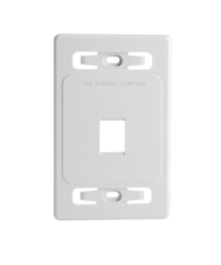 MX-FP-S-01-02 - MX-FP-S-01-02-SIEMON-Placa de pared modular MAX, de 1 salida, color blanco - Relematic.mx - MXFPS0102-p