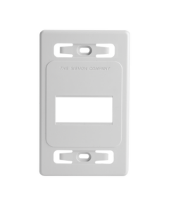 MX-FP-S-03-02-SIEMON-Placa de Pared Modular MAX, de 3 Salidas, Color Blanco