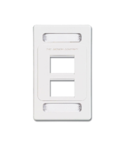 MX-F-PS-04-02-SIEMON-Placa de Pared Modular MAX, de 4 Salidas, Color Blanco