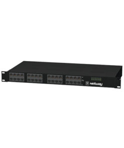 NETWAY16-ALTRONIX-Midspan de 16 puertos, montaje en rack de 19". Ofrece alimentación PoE a los dispositivos alcanzando distancias de hasta 600m.