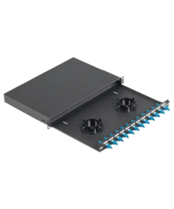 NKFD1W12AQDLC - NKFD1W12AQDLC-PANDUIT-Distribuidor de Fibra Óptica Pre-Cargado con 12 Adaptadores LC Dúplex (24 Fibras), Para Fibra Multimodo OM3/OM4, 1UR - Relematic.mx - NKFD1W12AQDLC-p