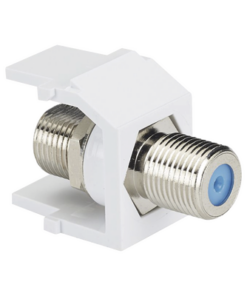 NKFWH - NKFWH-PANDUIT-Módulo Acoplador Coaxial Tipo F, Keystone, de 75 Ohms, 3.0 GHz, Color Blanco - Relematic.mx - NKFWH-p