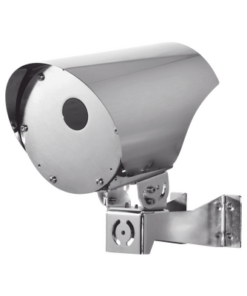 NTX2H0R00AH-VIDEOTEC-Cámara IP Térmica NTX de Acero Inoxidable AISI316L, Lente 9mm, Resolución 640X512, 30HZ,  Alimentación 24VCA/24Vcc/PoE+, Parasol, Soporte Modular