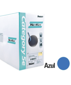 NUC5C04BU-C - NUC5C04BU-C-PANDUIT-Bobina de cable UTP 305 m. de Cobre, NetKey, Azul, Categoría 5e (24 AWG), PVC (CM), de 4 pares - Relematic.mx - NUC5C04BUC-p