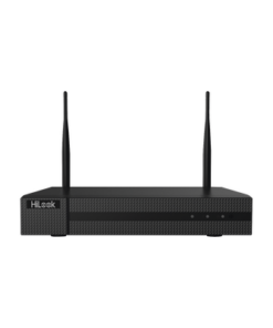 NVR-104MH-D/W-HiLook by HIKVISION-NVR 4 Megapixel / 4 canales IP / 1 Bahía de Disco Duro / 2 Antenas WIFI / Salida de Vídeo Full HD
