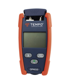 OPM-210 - OPM-210-TEMPO-Medidor de Potencia (Micro OPM) para Fibra Óptica con Localizador Visual de Fallos (VFL), entrada universal de 2.5 mm (para conectores SC, ST y FC) - Relematic.mx - OPM210-p