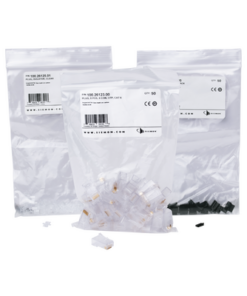 P6U-8-8 - P6U-8-8-SIEMON-Plug RJ45 Cat6, Para Cable UTP  Calibre 23 a 26 AWG, Chapado en Oro de 50 micras, Bolsa con 50 piezas - Relematic.mx - P6U88-p