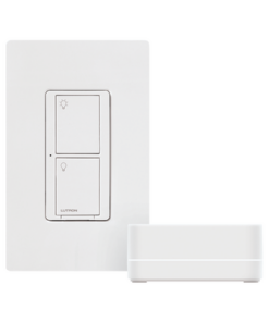PBDGPKG1WS-LUTRON CASETA WIRELESS-(Caseta Wireless) Kit Hub controlador, interruptor On/Off y placa. 