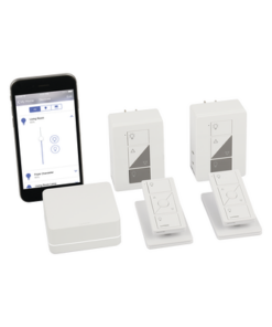 PBDGPKG2P-LUTRON CASETA WIRELESS-(Caseta Wireless) Control de iluminación, Kit Hub Controlador, Atenuadores, Controles Remotos y Bases de Mesa