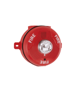 PC2R-K - PC2R-K-SYSTEM SENSOR-Sirena con Lámpara Estroboscópica para Exterior, Montaje en Techo, Nivel de Candelas Seleccionable, Color Rojo - Relematic.mx - PC2RK-p