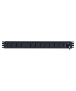 PDU15B2F12R-CYBERPOWER-PDU Básico Para Distribución de Energía, Con 12 Tomas NEMA 5-15R Traseras y 2 Tomas 5-15R Frontales, 1UR, 15 Amp, 120 Vca