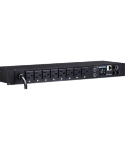PDU41001-CYBERPOWER-PDU Switchable por Toma, Para Distribución de Energía, Entrada 120 Vca NEMA 5-15P, Con 8 Salidas NEMA 5-15R, Horizontal 19in, 1UR