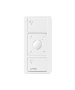 PJ2-3BRL-G-WH-L01 - PJ23BRLGWHL01-LUTRON ELECTRONICS-Control remoto PICO 3 botones encender/apagar, subir/bajar intensidad, color blanco, complemente con un atenuador Caseta, RA2, RadioRa2. - Relematic.mx - PJ23BRLGWHL01-p