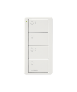 PJ24BGWHL21-LUTRON ELECTRONICS-Control PICO 4 botones, 2 grupos, complemente con un atenuador o switch on/off