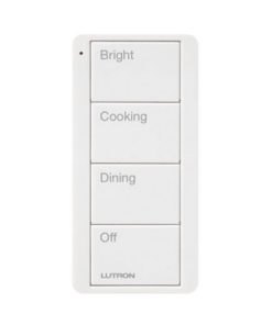 PJ24BGWHP02-LUTRON ELECTRONICS-Control remoto inalambrico PICO, con escenas predefinidas para espacio en cocina.