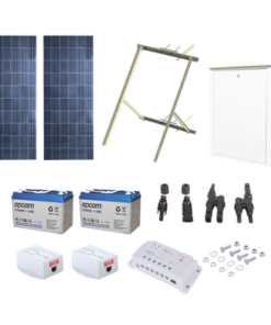 PL-1224G-2R-EPCOM POWERLINE-Kit Solar de 28 W con PoE Pasivo 24 Vcc para 2 Radios de Ubiquiti airMAX, Cambium ePMP