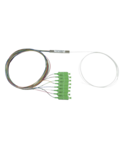 PLC-108-SCAPC-FIBERHOME-Splitter (Divisor Óptico) tipo PLC, de 1x8, conectores SC/APC de salida