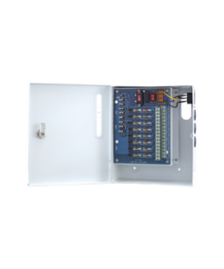 PLK-24-AC-16A-EPCOM POWERLINE-Fuente de poder profesional de 24 Vca @ 16 Amper, para 16 cámaras, con voltaje de entrada de 96-264 Vca