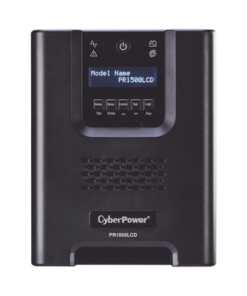 PR1500LCD - PR1500LCD-CYBERPOWER-UPS de 1500 VA/1500 W, Topología Línea Interactiva, Entrada 120 Vca NEMA 5-15P, Onda Senoidal Pura, Mini Torre, Con 8 Tomas NEMA 5-15R - Relematic.mx - PR1500LCD-p
