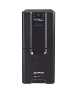 PR3000LCD-CYBERPOWER-UPS de 3000 VA/2700 W, Topología Línea Interactiva, Entrada 120 Vca NEMA L5-30P, Onda Senoidal Pura, Tipo Torre, Con 8 Tomas NEMA 5-15R y 2 NEMA 5-20R