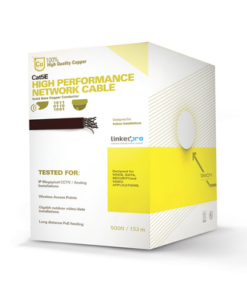 PRO-CAT-5E-W/500 - PRO-CAT-5E-W/500-LINKEDPRO BY EPCOM- Cable Cat5e de alto rendimiento certificaciones ETL, UL, con garantía de 25 años, de 500 ft ( 152.5 m ) de color Blanco, para aplicaciones en video vigilancia, redes de datos. Uso Interior. - Relematic.mx - PROCAT5EW500-p