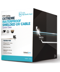 PRO-CAT5-EXT-LITEW-LINKEDPRO BY EPCOM-Bobina de Cable UTP Cat5e para Exterior en Color Blanco / 305 Metros (1000 Pies) / Certificada UL / Sin Blindaje