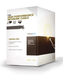 PRO-CAT-6-GELX - PRO-CAT-6-GELX-LINKEDPRO BY EPCOM-Cable Cat6+ CALIBRE 23, Intemperie con GEL DOBLE CHAQUETA, ETL, UL, color negro de 305 Metros, para Climas EXTREMOS - Relematic.mx - PROCAT6GELX-p