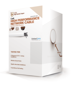 PRO-CAT-6-PLUSW - PRO-CAT-6-PLUSW-LINKEDPRO BY EPCOM-Bobina de cable de 305 metros de cable Cat6 de alto desempeño, super flexible, UL, Cobre, color blanco, para aplicaciones de video vigilancia y redes de datos - Relematic.mx - PROCAT6PLUSW-p