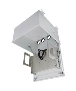 PZICEAE-PANDUIT-Gabinete PanZone Estándar, de Montaje en Techo, Con 2 UR Para Equipo Activo y 6 UR Para Paneles de Parcheo, Fabricado en Acero, Color Blanco