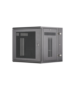 PZWMC12P-PANDUIT-Gabinete PanZone de Montaje en Pared, de 19in, Puerta Ventilada, 12 UR, 635mm de Profundidad, Color Negro
