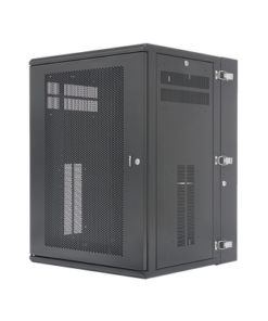 PZWMC18P - PZWMC18P-PANDUIT-Gabinete PanZone de Montaje en Pared, de 19in, Puerta Ventilada, 18 UR, 635mm de Profundidad, Color Negro - Relematic.mx - PZWMC18P-p