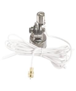 QCMSR-SHAKESPEARE-Montaje rotativo de acero inoxidable en riel de 4 posiciones fácil de instalar para antenas QuickConnect QC-3, QC-4 y QC-8