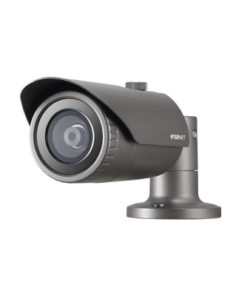 QNO-7020R-HANWHA VISION-Cámara IP Tipo Bala Antivandálica 4 Megapxeles / Lente 3.6 mm / IR 25 m / WDR 120db / Exterior IP66 / H.265 & WiseStream