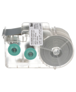 R100X150V1C-PANDUIT-Casete de 100 Etiquetas Autolaminadas Turn-Tell, Con Rotación para Mejor Visibilidad, para Cables de Redes de Cobre o Fibra Óptica, de 5.5 a 7.1 mm de Diámetro