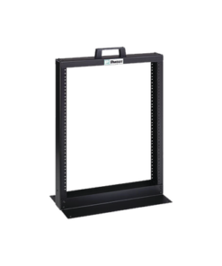 R2P26-PANDUIT-Rack de Dos Postes Estándar de 19 in, Rieles Numerados y Roscados #12-24, Fabricado en Aluminio, 13 Unidades de Rack, Color Negro