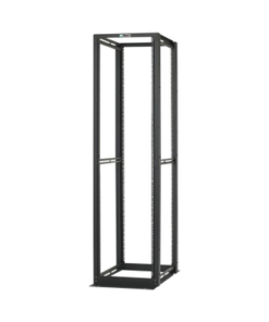 R4P - R4P-PANDUIT-Rack de Cuatro Postes Estándar de 19", Rieles Numerados y Roscados #12-24, Profundidad Máxima de 30 in, 45 Unidades de Rack, Color Negro - Relematic.mx - R4P-p