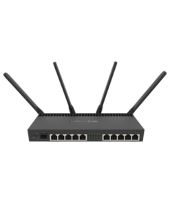 RB4011IGS+5HACQ2HND-IN - RB4011IGSPLUS5HACQ2HND-IN-MIKROTIK-Router con Wi-Fi 4x4 MU-MIMO, hasta 2 watts de potencia, antenas de 3 dBi, 10 puertos Gigabit, 1 Puerto SFP+ - Relematic.mx - RB4011IGSPLUS5HACQ2HND-IN-p