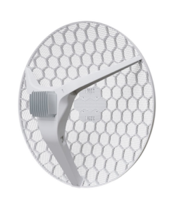 RBLHGG-5HPACD2HPND-XL-MIKROTIK-(LHG XL 52 ac) Backbone y CPE de Doble Banda con Antena de 27 dBi (5 GHz) y 18 dBi (2.4GHz), Hasta 1000 mW de Potencia y 860 Mbps, Soporta PoE af/at