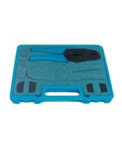 RFA-4005-RF INDUSTRIES,LTD-Kit de Pinzas (RFA-4005-20) con 2 Juegos de Mordazas (RFA-4005-01 y RFA-4005-02) para Instalar Conectores de Anillo Plegable, Incluye Estuche de Plástico