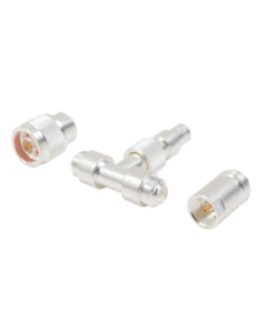 RFA-4059-A - RFA-4059-A-RF INDUSTRIES,LTD-Adaptador UNIDAPT en T capacitiva, muestreador de BNC Hembra a 2 UNIDAPTs: N Macho y N Hembra. - Relematic.mx - RFA4059A-p