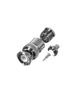 RFB-1102-T-RF INDUSTRIES,LTD-Conector BNC Macho de Rosca y Pin Cautivo para Cables RG-58/U, RG-142/U, LMR-195, RG-55/U.