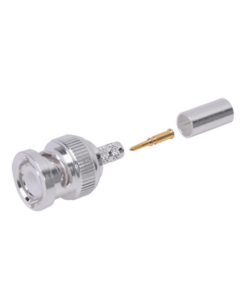 RFB-1106-2T - RFB-1106-2T-RF INDUSTRIES,LTD-Conector BNC Macho de Anillo Plegable para Cable LMR-195, RG-58/U, RG-142, Níquel/ Oro/ Teflón. - Relematic.mx - RFB11062T-p