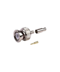RFB-1106-5-RF INDUSTRIES,LTD-  Conector BNC Macho de Anillo Plegable para Cables RG-174/U, 8216, Niquel/ Oro/ Teflón.