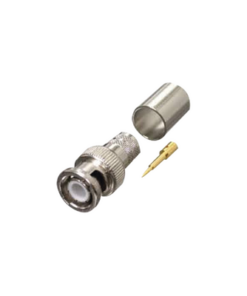 RFB-1106-I-RF INDUSTRIES,LTD-Conector BNC Macho de Anillo Plegable para RG-8/U, LMR-400, 9913, CNT-400, Níquel/ Oro/ Teflón.