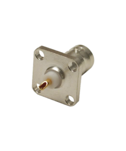 RFB-1115-S - RFB-1115-S-RF INDUSTRIES,LTD-Conector BNC Hembra para Chasis, 4 Perforaciones con 12.7 mm, Plata/ Oro/ Teflón. - Relematic.mx - RFB1115S-p